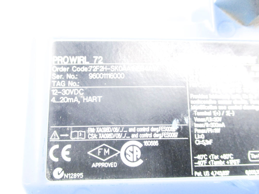 ENDRESS+HAUSER 72F2H-SK0AA1NEB4AW NSNP