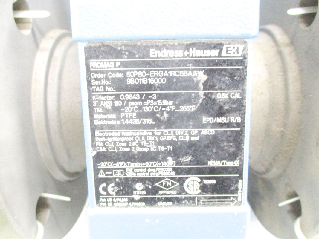 ENDRESS+HAUSER 50P80-ERGA1RC5BAAW NSNP