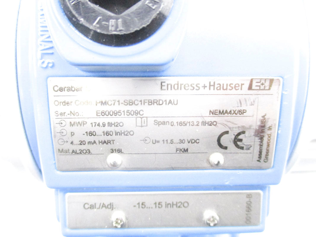 ENDRESS+HAUSER PMC71-SBC1FBRD1AU NSNP