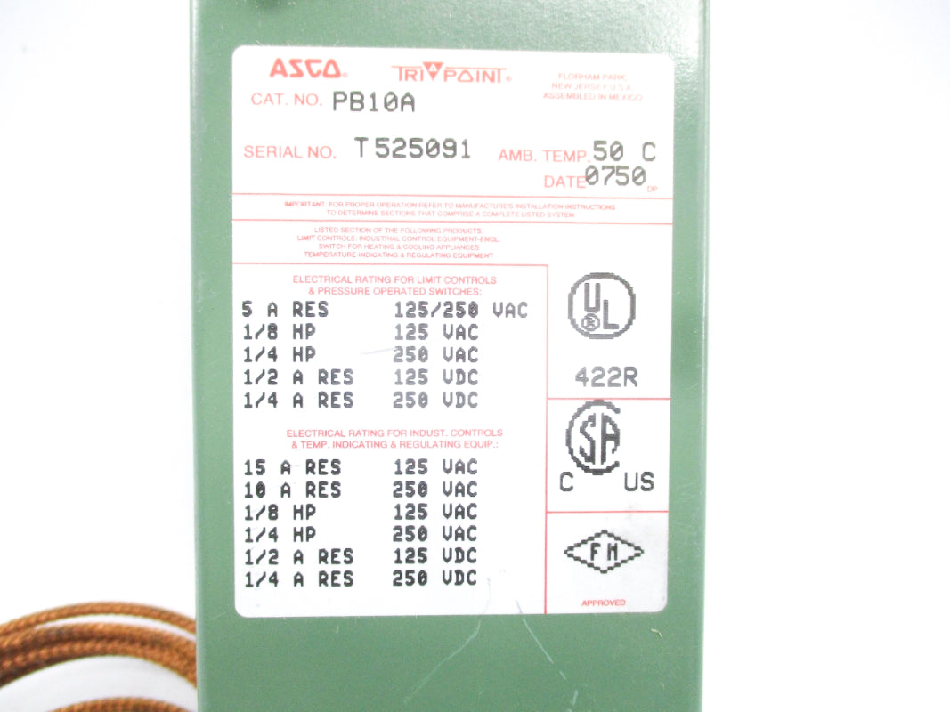 ASCO PB10A NSNP