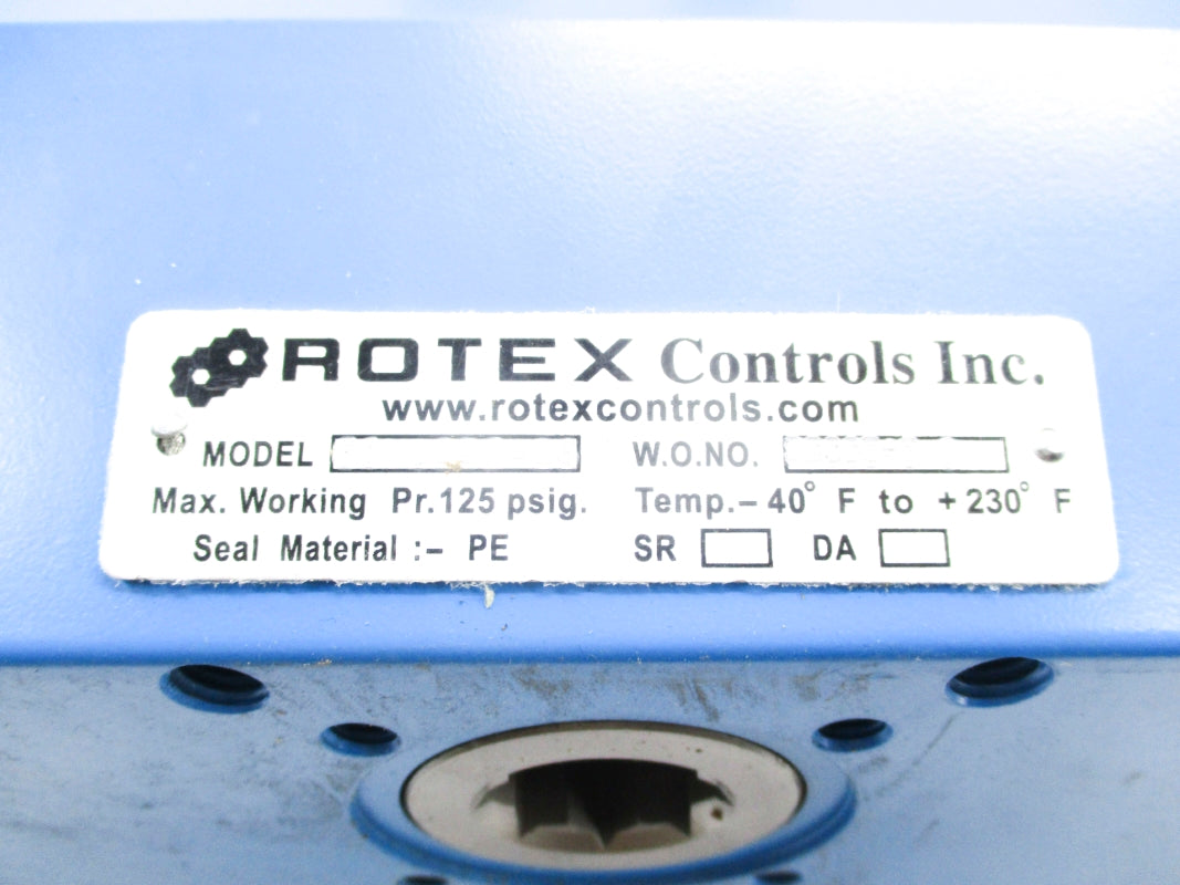 ROTEX CONTROLS ECV125E-25 125PSI NSNP
