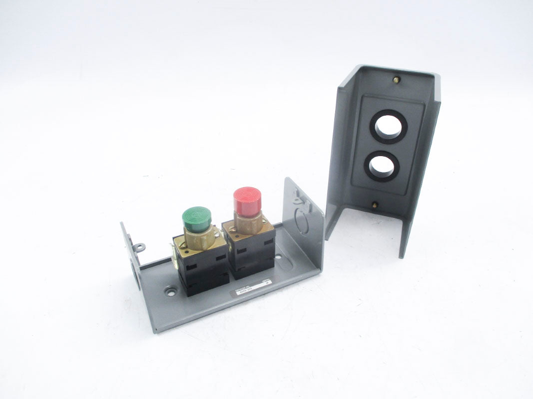 ALLEN BRADLEY 800H-2HA SER. M (BR/YL) NSMP