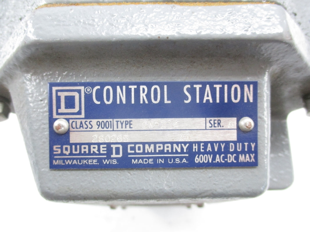 SQUARE D 9001GW214 SER. A NSMP