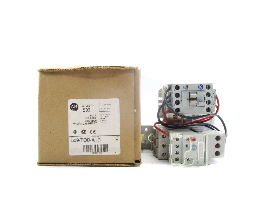 ALLEN BRADLEY 509-TOD-A1D SER. E (BR/WH) NSMP