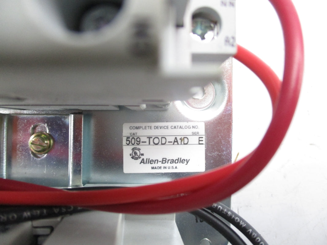 ALLEN BRADLEY 509-TOD-A1D SER. E (BR/WH) NSMP