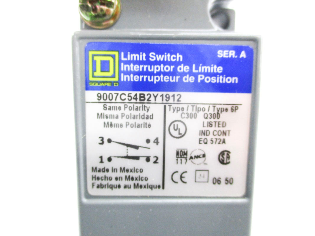 SQUARE D 9007C54B2Y1912 SER. A NSMP