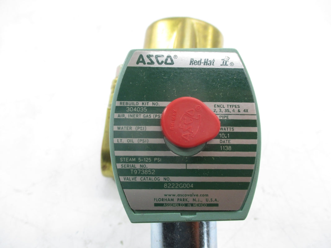 ASCO 8222G004 110/120V 5-125PSI 1" NSMP