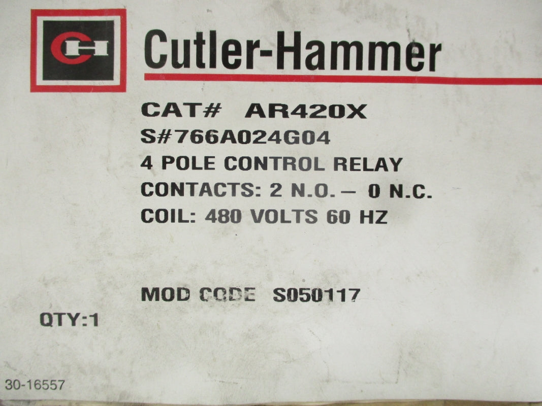 CUTLER HAMMER AR420X 480V NSFS