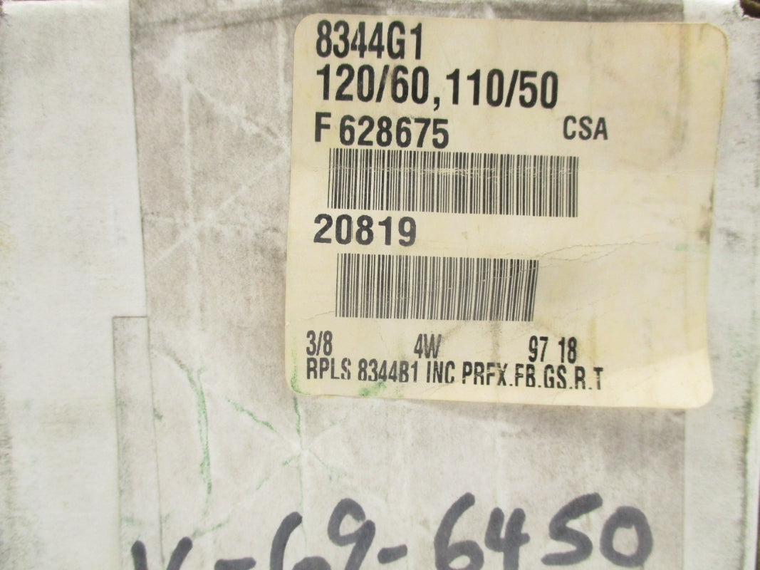 ASCO 8344G1 110/120V 3/8 NSFS