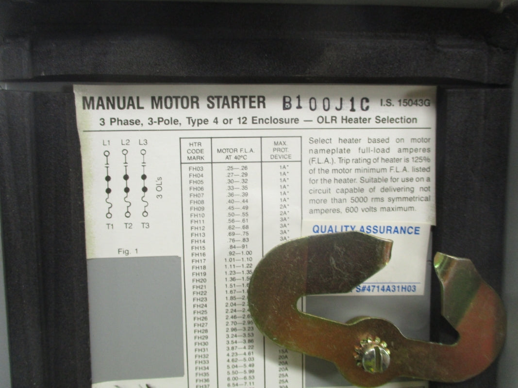 EATON B100J1C NSNP