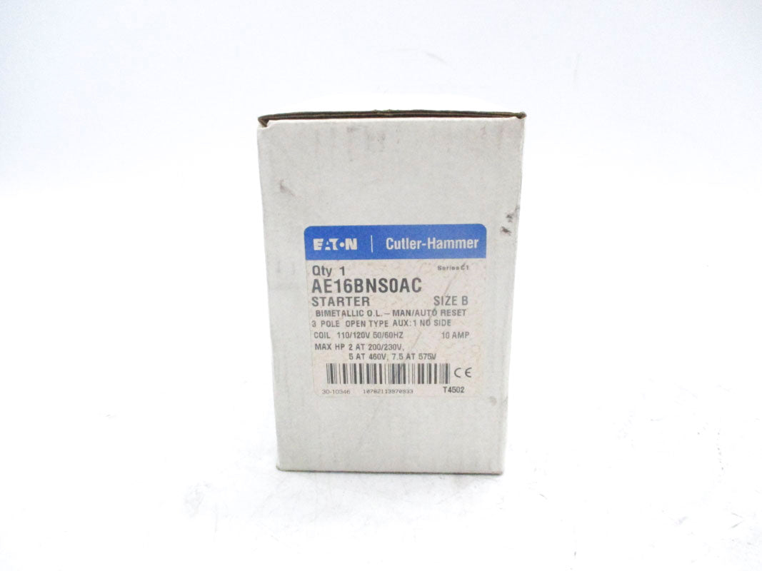 CUTLER HAMMER AE16BNS0AC SER. C1 110/120V 10A NSMP