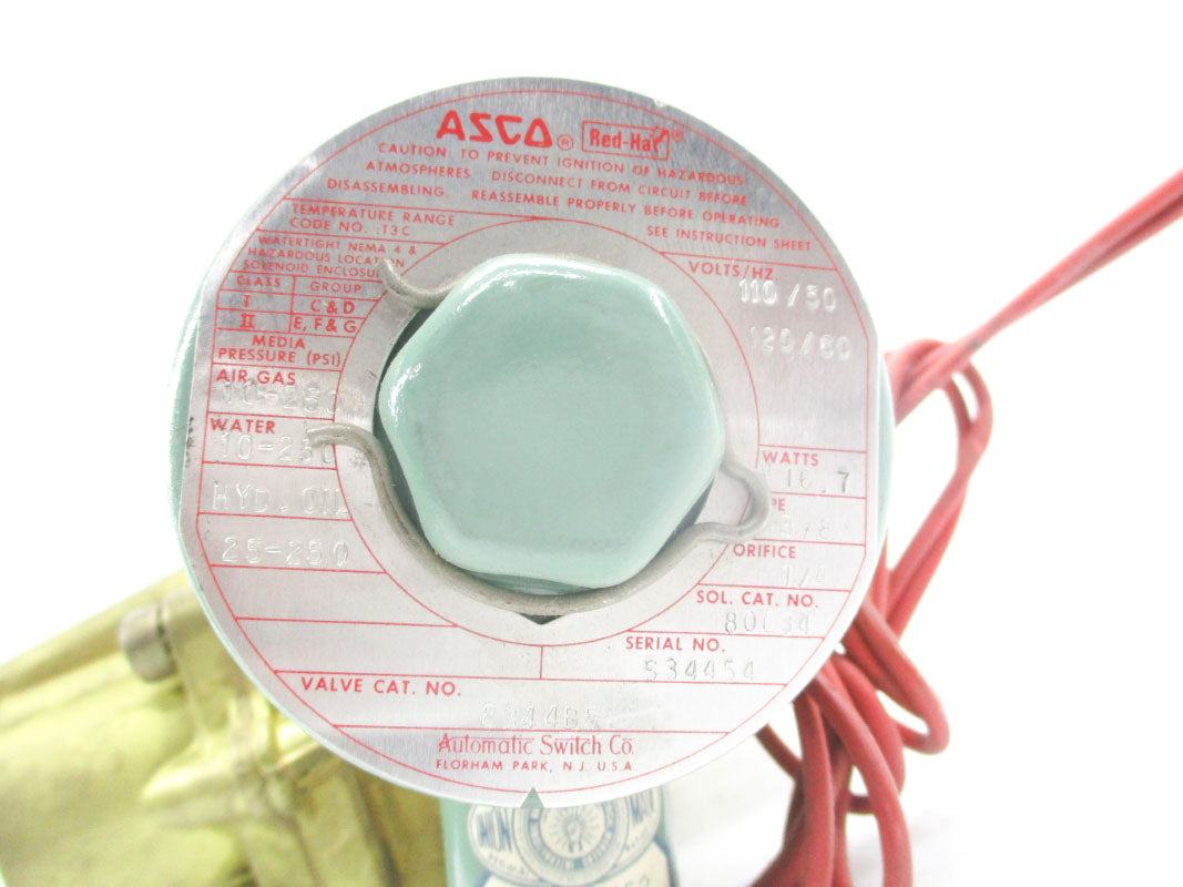 ASCO 8344B5 3/8 110/120V 10-250PSI NSMP