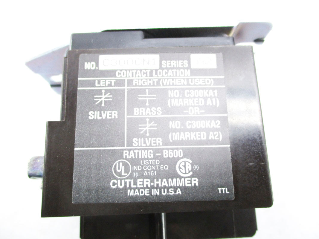 CUTLER HAMMER C300CNA1 SER. A2 30A NSMP