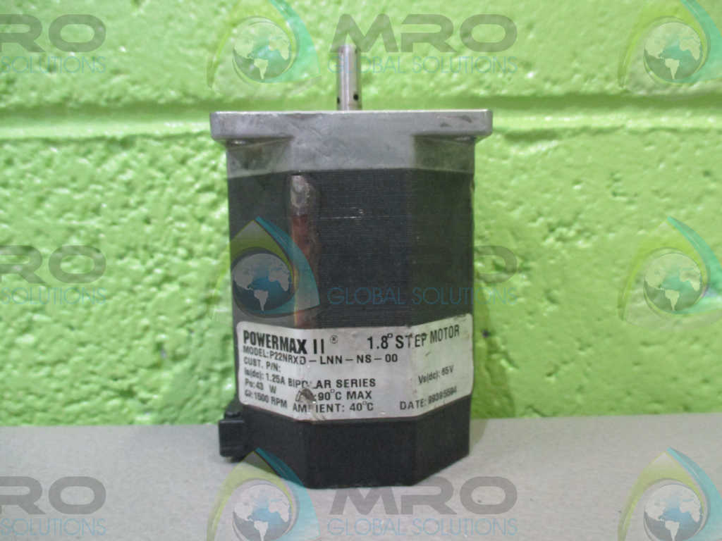 POWER MAX P22NRXD-LNN-NS-00 STEP MOTOR *USED*