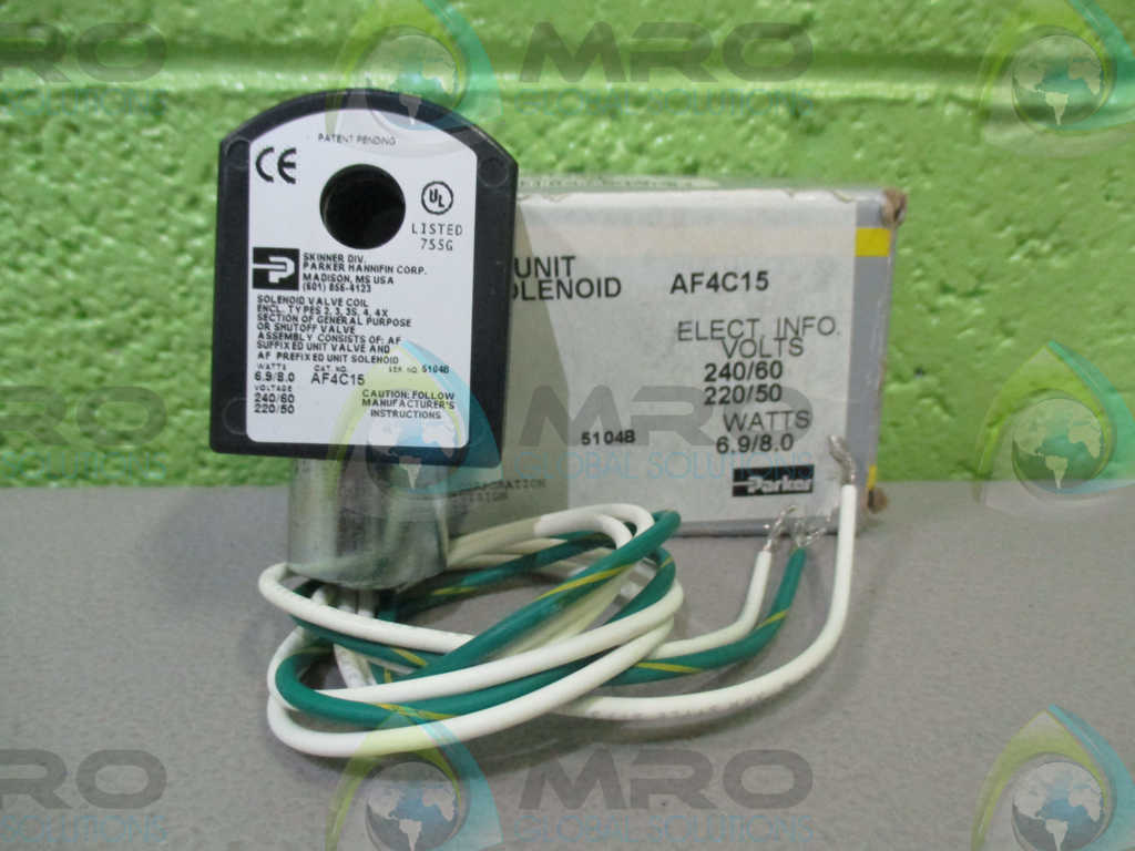 PARKER AF4C15 UNIT SOLENOID/COIL *NEW IN BOX*