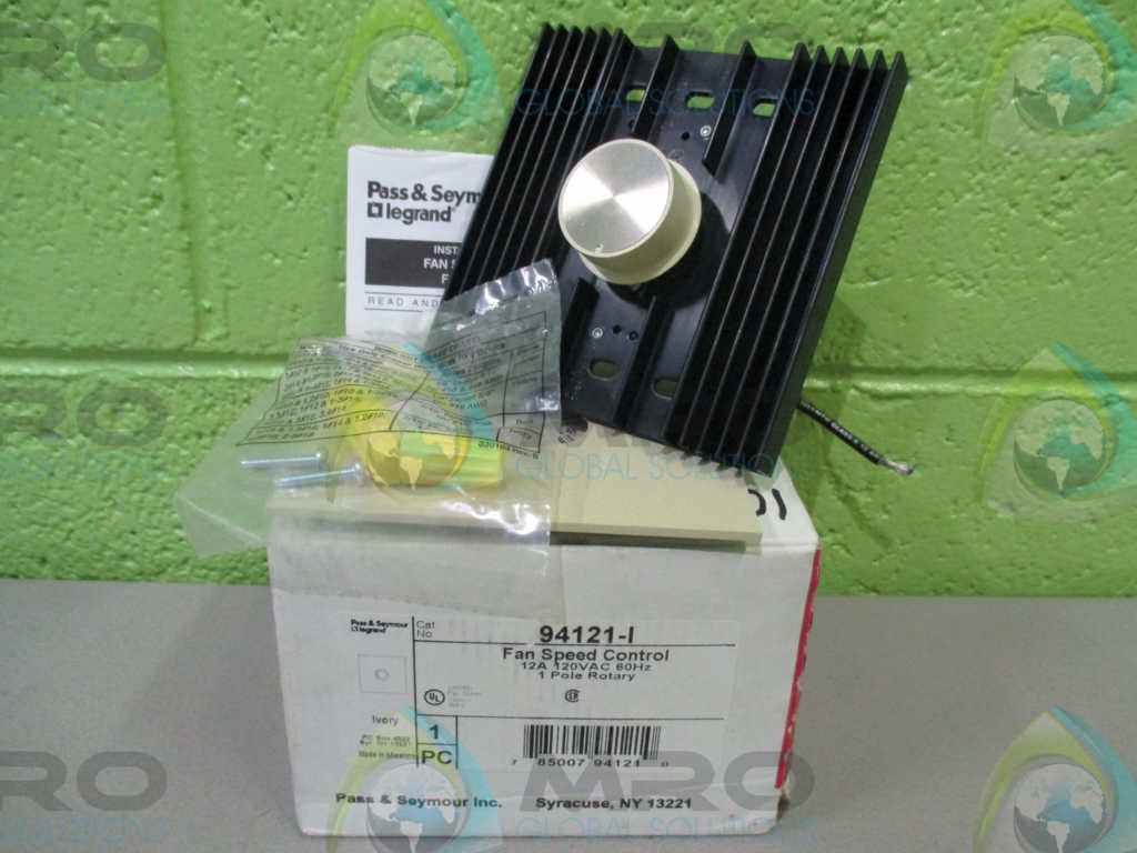 PASS & SEYMOUR INC. 94121-1 FAN SPEED CONTROL *NEW IN BOX*