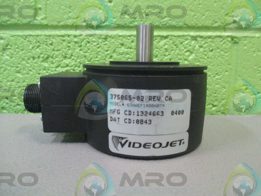 VIDEOJET TECHNOLOGIES INC. 375065-02 REV.CA ENCORDER *NEW NO BOX*