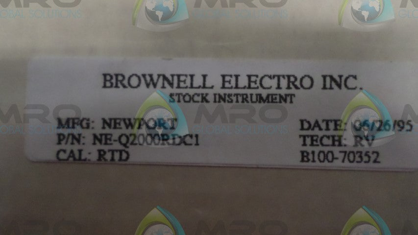 NEWPORT ELECTRONICS NE-Q2000RDC1 *NEW IN BOX*