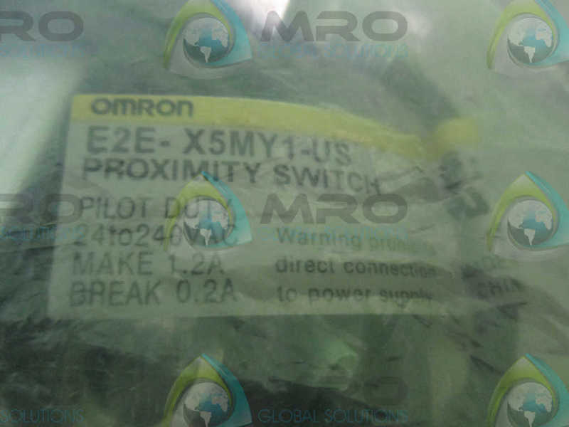 OMRON E2E-X5MY1-US * NEW IN FACTORY BAG *