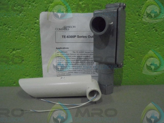 JOHNSON CONTROLS TE-6323P-1 TEMPERATURE SENSOR 1000OHM OUTDOOR AIR *NEW IN BAG*