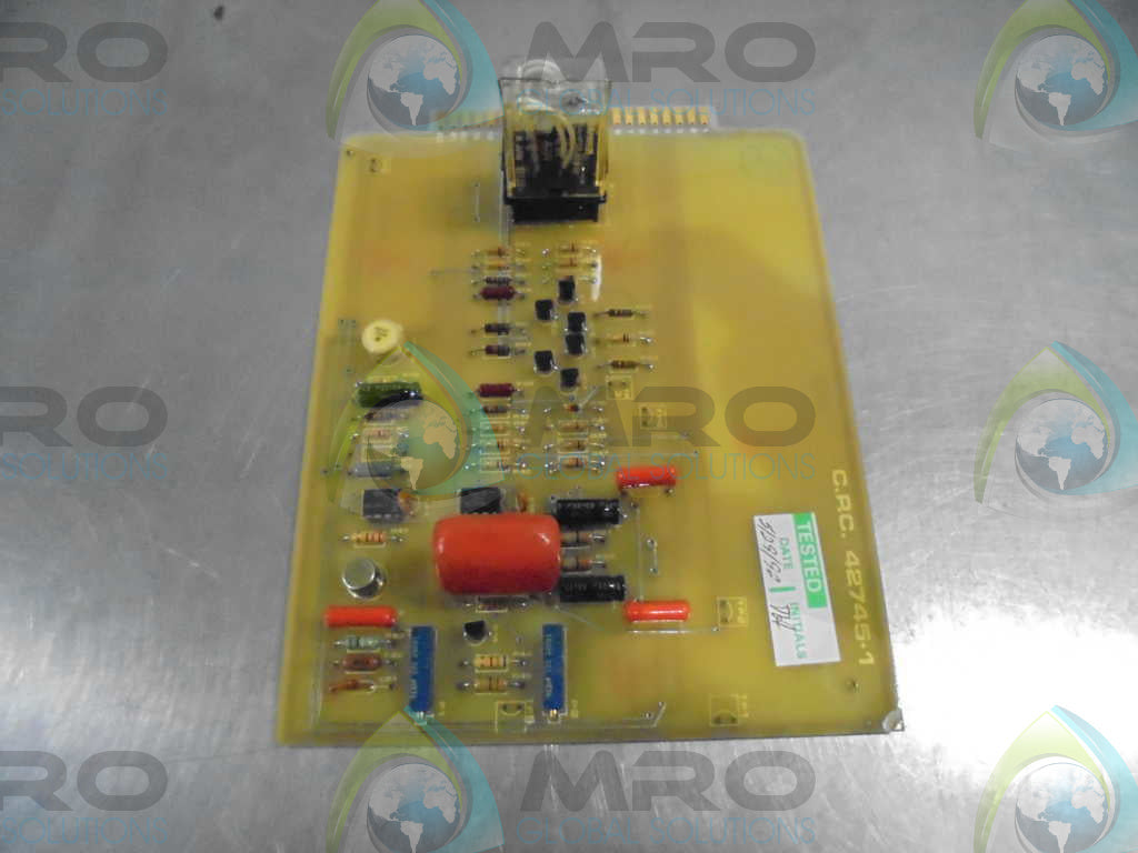 CONTROL POWER CO. 42745-1 REFERENCE BOARD CONTROLLED BOARD *USED*
