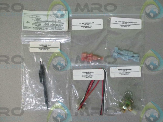 BALDOR ELECTRIC F36928 HARDWARE KIT FOR MOTORS/DRIVES *NEW IN BAG*