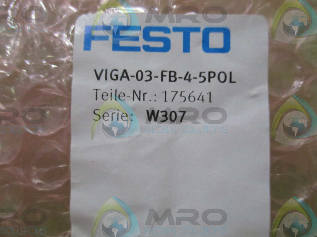 FESTO CORPORATION VIGA-03-FB-4-5P0L SER.W307 OUTPUT MODULE *NEW IN PACKAGE*
