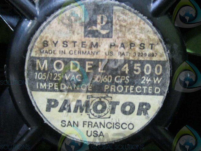 EBM PAPST MODEL:PAMOTOR 4500 AC AXIAL COMPACT FAN *USED*