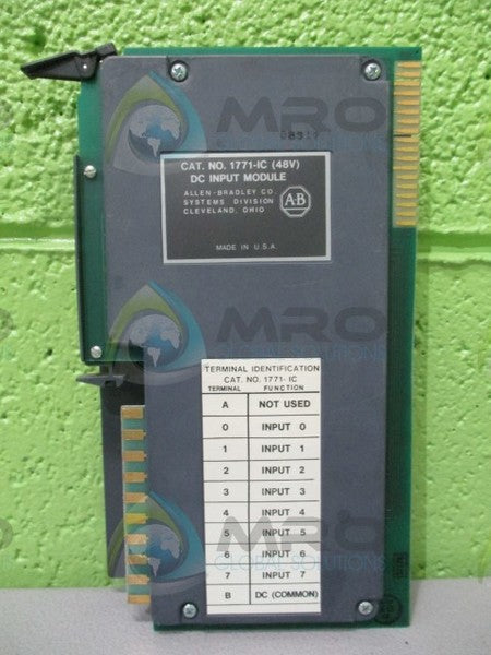 ALLEN BRADLEY 1771-IC INPUT MODULE  UNMP