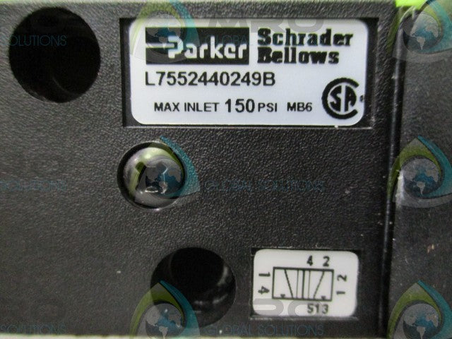 PARKER L755240249B PNEUMATIC SPRINT VALVE *NEW NO BOX*
