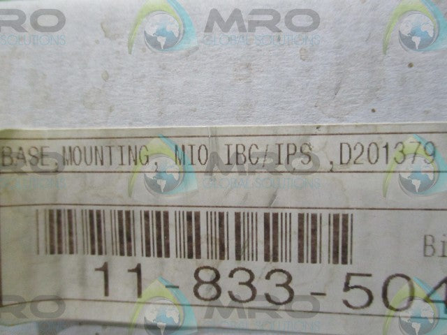 METSO D201379 MIO IBC/IPS, MOUNTING BASE *FACTORY SEALED*