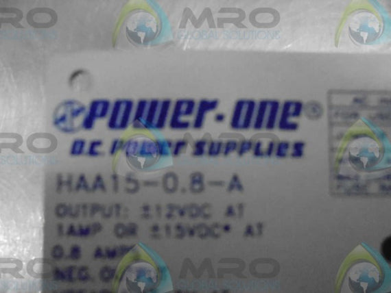 POWER ONE HAA15-0.8-A * USED *