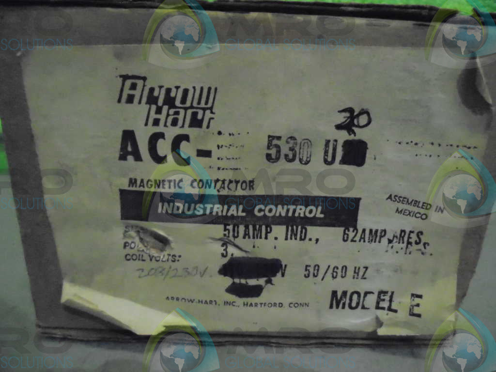 ARROW HART ACC530V20 MODLE:E MAGNETIC CONTACTOR *NEW IN BOX*