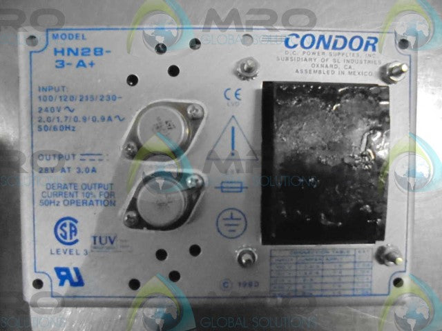CONDOR D.C. POWER SUPPLIES INC. HN28-3-A+ *NEW IN BOX*