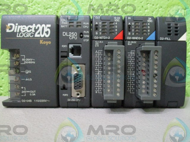 AUTOMATION DIRECT D2-04B PLC SYSTEM *NEW NO BOX*