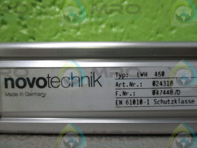 NOVOTECHNIK HT LWH450 LINEAR TRANSDUCER *NEW NO BOX*