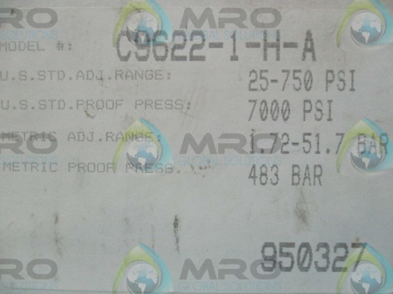 BARKSDALE CONTROLS C9622-1-H-A MECHANICAL PRESSURE SWITCHES *NEW IN BOX*