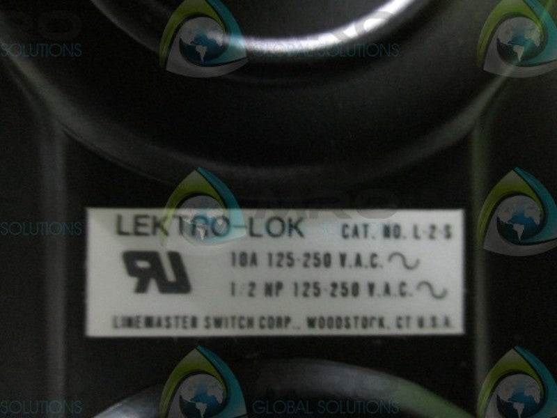 LINEMASTER SWITCH CORP. LEKTRO-LOKL-2-S SINGLE PEDAL ROCKER STYLE *NEW NO BOX*