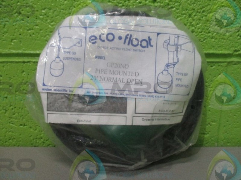 ANCHOR SCIENTIFIC GP20N0 PIPE MOUNTED 20' FLOATING SWITCH * NEW IN BAG *