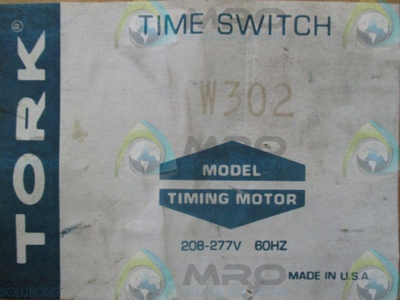 TORK W302 SEVEN DAY CALENDER DIAL TIME SWITCH (208-277V; 60HZ) *NEW IN BOX*