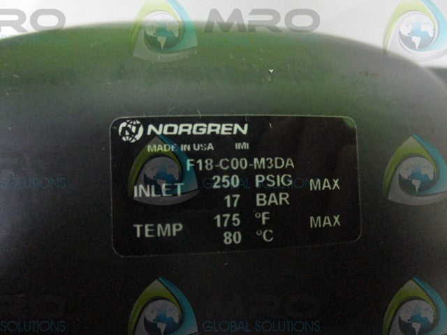 NORGREN F18-C00-M3DA 2" ISO G, MNL DR, 40 MIC, FILTER *NEW IN BOX*