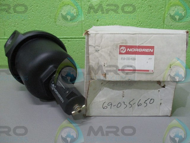 NORGREN F18-C00-M3DA 2" ISO G, MNL DR, 40 MIC, FILTER *NEW IN BOX*
