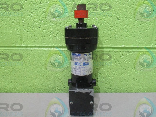 AS IS BISON CORP. 26-999-2004-015 D.C. GEAR-MOTOR (90VOLTS) *USED*