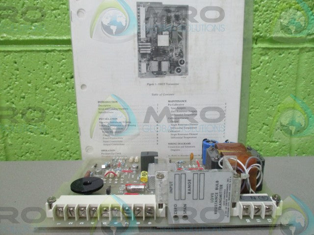 DWYER, INC. RES. BULB 1ELEM LOVE TRANSMITTER *NEW IN BOX*