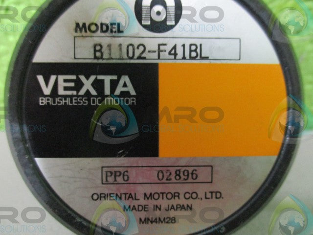 ORIENTAL MOTOR CO. B1102-F41BL VEXTA BRUSHLESS DC MOTOR *NEW NO BOX*
