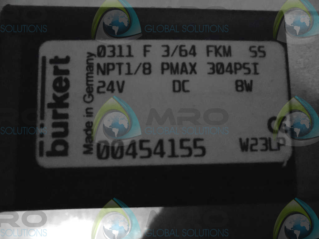 BURKERT 00454155 *NEW IN BOX*