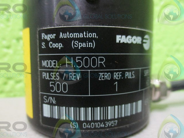 FAGOR AUTOMATION H.500R VERSION:08B *NEW NO BOX*