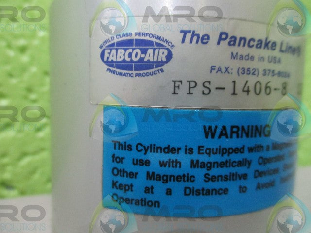 FABCO-AIR FPS-1406-8 (017) STAINLESS STEEL AIR CYLINDER *NEW NO BOX*