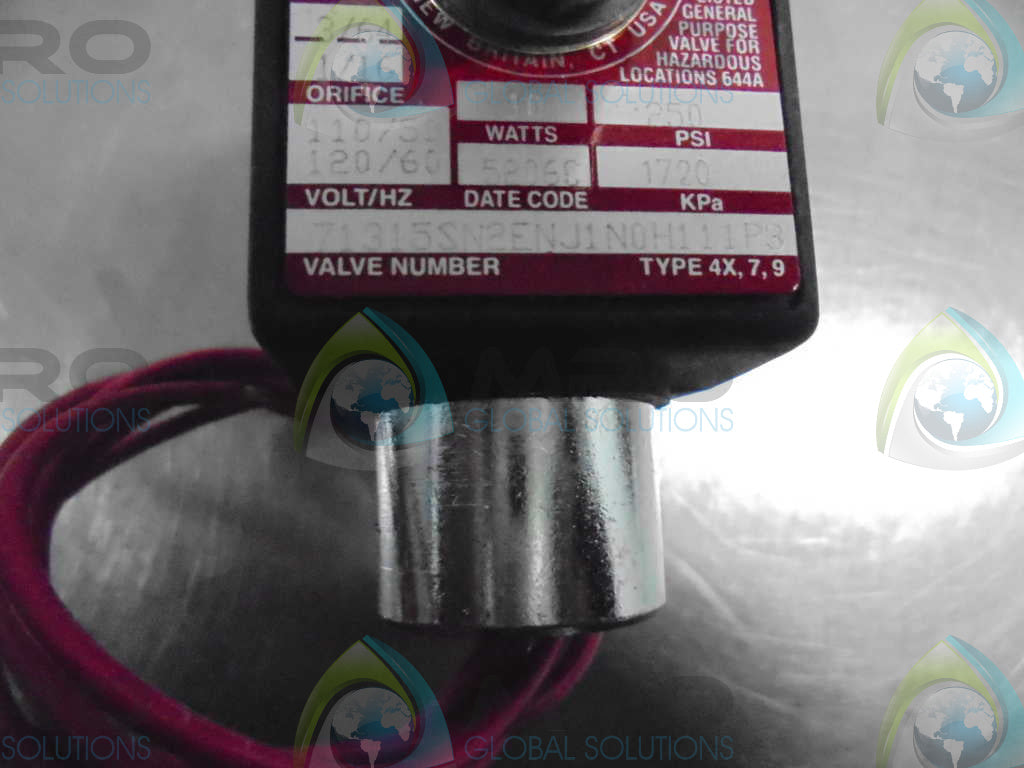 PARKER 71315SN2ENJ1NJ1NOH111P3 FLUID CONTROL DIV *NEW IN BOX*