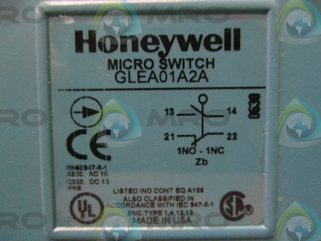 HONEYWELL GLEA01A2A LIMIT SWITCH AS IS *NEW NO BOX*